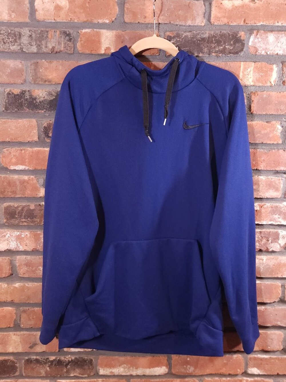 Nike Dri-FIT Flex Pullover Hoodie in Blue Athleisure Activewear Workout Men's L